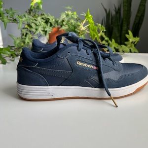 Reebok Classic Navy Blue w/gold accents